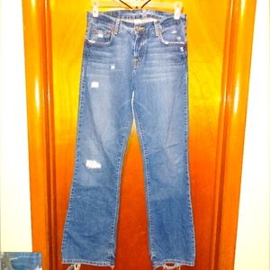 Lucky Brand Button Fly Jeans 6 Regular Inseam 28